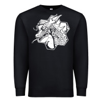 Black the fantasy trip megahex dragon Premium Sweatshirt - linhVisuals