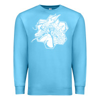 Ocean Blue the fantasy trip megahex dragon Premium Sweatshirt - linhVisuals
