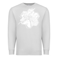 Dove Grey the fantasy trip megahex dragon Premium Sweatshirt - linhVisuals