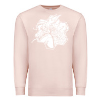 Pale Pink the fantasy trip megahex dragon Premium Sweatshirt - linhVisuals
