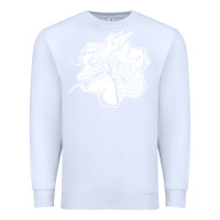 White the fantasy trip megahex dragon Premium Sweatshirt - linhVisuals
