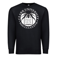 Black clark university Premium Sweatshirt - linhVisuals