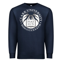Navy clark university Premium Sweatshirt - linhVisuals