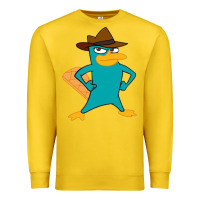Lemon phineas and ferb, agent p, perry the platypus Premium Sweatshirt - linhVisuals