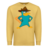 Antique Gold phineas and ferb, agent p, perry the platypus Premium Sweatshirt - linhVisuals