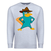Heather Grey phineas and ferb, agent p, perry the platypus Premium Sweatshirt - linhVisuals