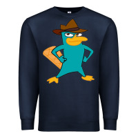 Navy phineas and ferb, agent p, perry the platypus Premium Sweatshirt - linhVisuals