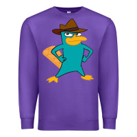 Purple phineas and ferb, agent p, perry the platypus Premium Sweatshirt - linhVisuals