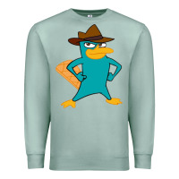 Seafoam phineas and ferb, agent p, perry the platypus Premium Sweatshirt - linhVisuals