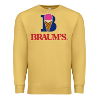 Antique Gold braums Premium Sweatshirt - linhVisuals