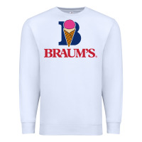 White braums Premium Sweatshirt - linhVisuals