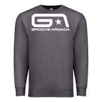 Charcoal Heather groove armada Premium Sweatshirt - linhVisuals