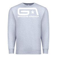 Heather Grey groove armada Premium Sweatshirt - linhVisuals