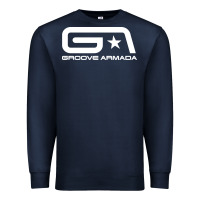 Navy groove armada Premium Sweatshirt - linhVisuals