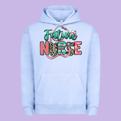 Future Nurse Urban Hoodie Designed By Ranaportraitstore
