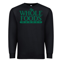 Black whole foods market Premium Sweatshirt - linhVisuals