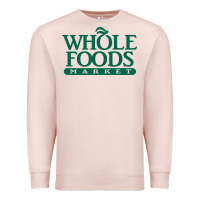 Pale Pink whole foods market Premium Sweatshirt - linhVisuals