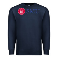 Navy The southern methodist university Premium Sweatshirt - linhVisuals
