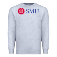 Heather Grey The southern methodist university Premium Sweatshirt - linhVisuals