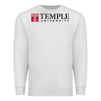 Oatmeal Heather The temple university Premium Sweatshirt - linhVisuals