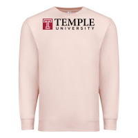 Pale Pink The temple university Premium Sweatshirt - linhVisuals
