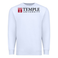 White The temple university Premium Sweatshirt - linhVisuals