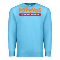 Ocean Blue popeyes louisiana kitchen Premium Sweatshirt - linhVisuals