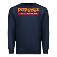 Navy popeyes louisiana kitchen Premium Sweatshirt - linhVisuals
