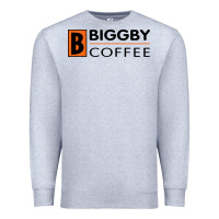 Heather Grey biggby coffee Premium Sweatshirt - linhVisuals