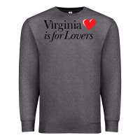 Charcoal Heather Virginia Is For Lovers Premium Sweatshirt - linhVisuals