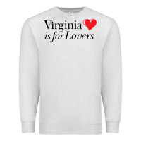 Oatmeal Heather Virginia Is For Lovers Premium Sweatshirt - linhVisuals