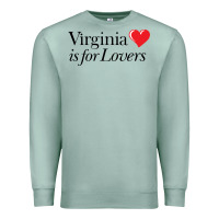 Seafoam Virginia Is For Lovers Premium Sweatshirt - linhVisuals