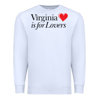 White Virginia Is For Lovers Premium Sweatshirt - linhVisuals