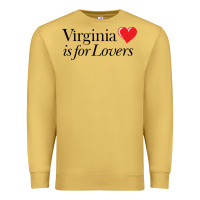 Antique Gold Virginia Is For Lovers Premium Sweatshirt - linhVisuals
