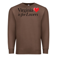 Chestnut Virginia Is For Lovers Premium Sweatshirt - linhVisuals