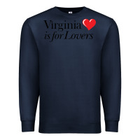 Navy Virginia Is For Lovers Premium Sweatshirt - linhVisuals