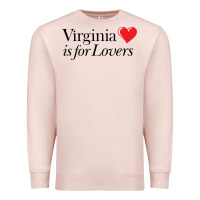 Pale Pink Virginia Is For Lovers Premium Sweatshirt - linhVisuals