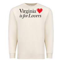 Sandshell Virginia Is For Lovers Premium Sweatshirt - linhVisuals