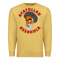 Antique Gold Ayatollah Assahola Premium Sweatshirt - linhVisuals