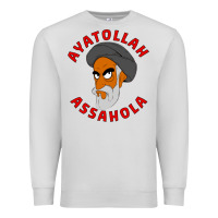Dove Grey Ayatollah Assahola Premium Sweatshirt - linhVisuals