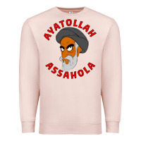 Pale Pink Ayatollah Assahola Premium Sweatshirt - linhVisuals