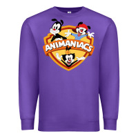 Purple animaniacs funny cats cartoon Premium Sweatshirt - linhVisuals