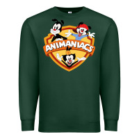 Sports Green animaniacs funny cats cartoon Premium Sweatshirt - linhVisuals