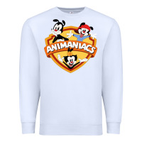 White animaniacs funny cats cartoon Premium Sweatshirt - linhVisuals