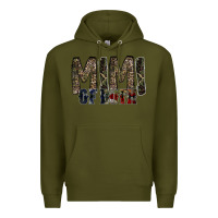 Army Green mimi of both Premium Hoodie - RacoonDesign