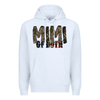 White mimi of both Premium Hoodie - RacoonDesign