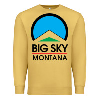 Antique Gold Big Sky Montana Champion Premium Sweatshirt - linhVisuals
