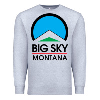 Heather Grey Big Sky Montana Champion Premium Sweatshirt - linhVisuals