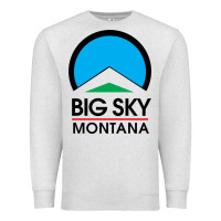 Oatmeal Heather Big Sky Montana Champion Premium Sweatshirt - linhVisuals