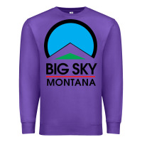 Purple Big Sky Montana Champion Premium Sweatshirt - linhVisuals